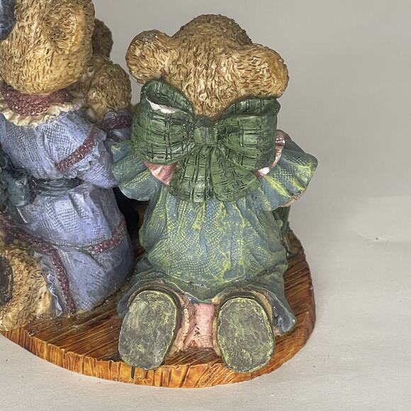 Youngs Berry Hill Bears Resin Figurine Prayer Christian Collectible Vintage 1997 - Picture 5 of 9
